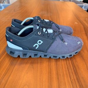 On Cloud X 3 60.98705 Black Running Shoes Sneakers Mens Size 11.5 Used No Box